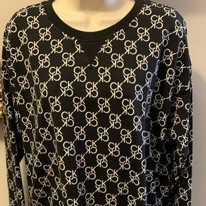 NEW Black & White Calvin Klein Sweatshirt